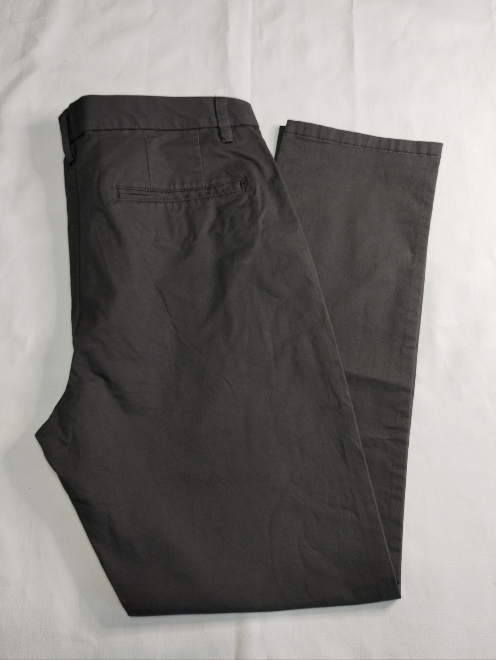 Denim&Co Men's Gray Chino Pants (34X30)